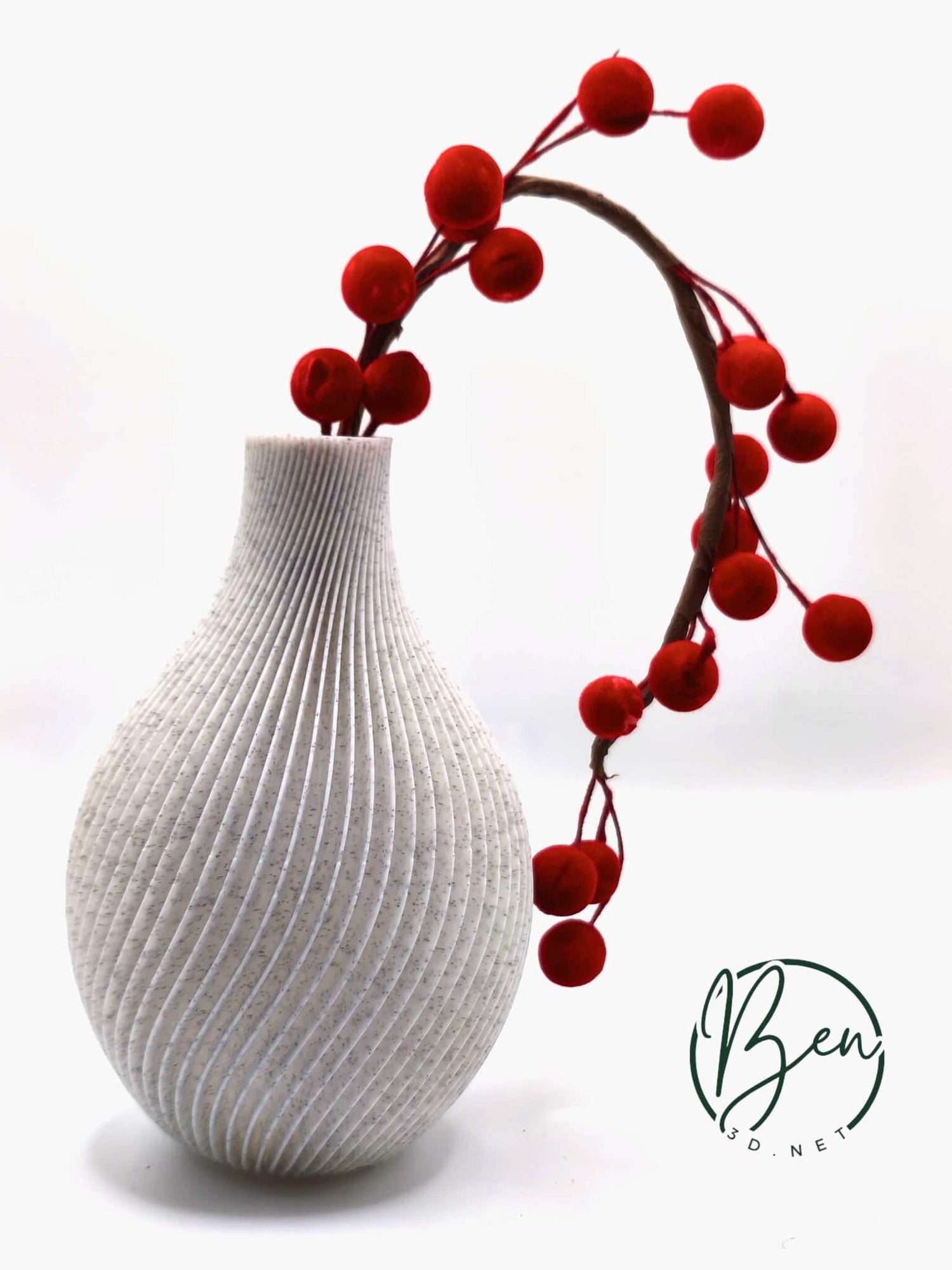 Jarrón decorativo pequeño impreso en 3D