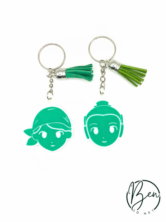 Llaver personalizable de cara de fallero/a