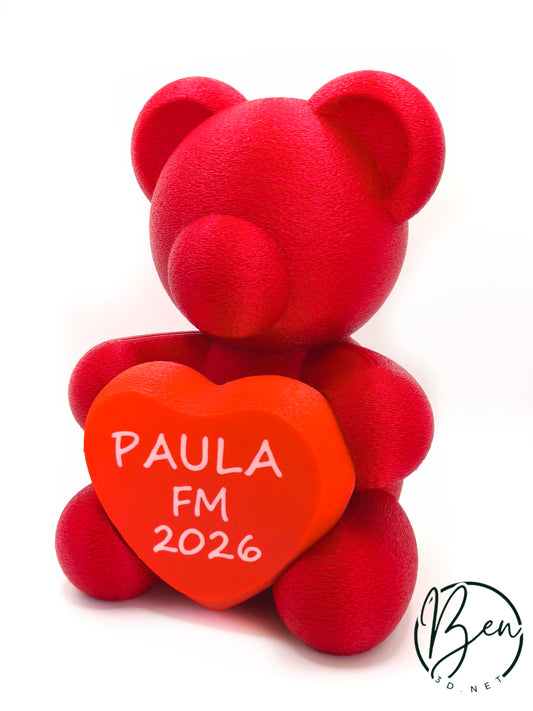 Oso Corazón Personalizado