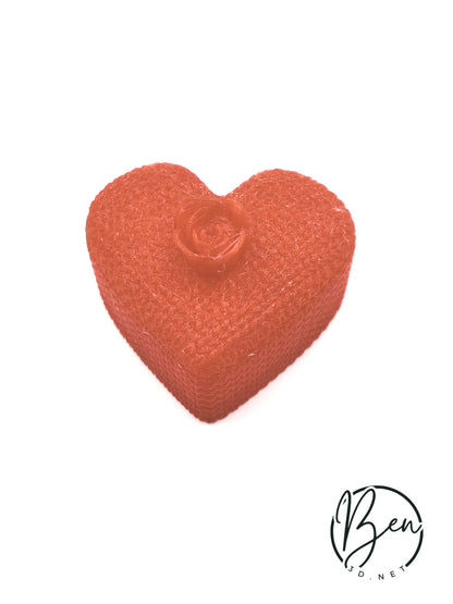 Caja Corazón con Rosa