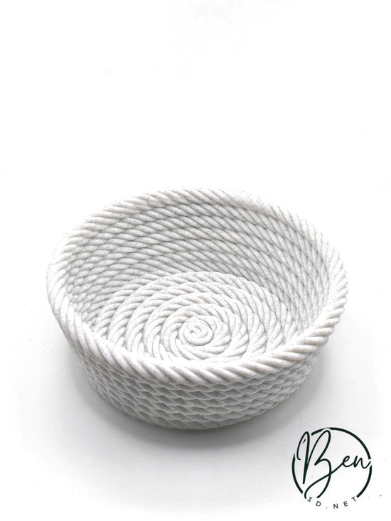 Bandeja decorativa con diseño de cuerda