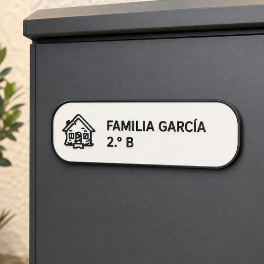 Etiqueta para buzón personalizable