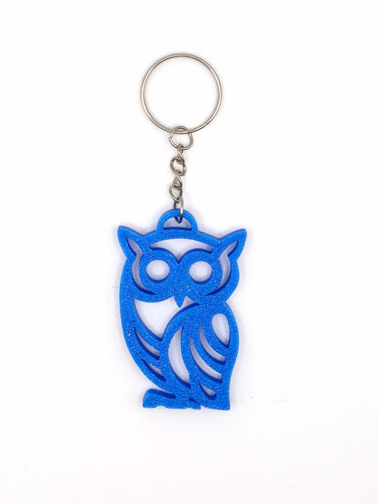 Llavero silueta búho