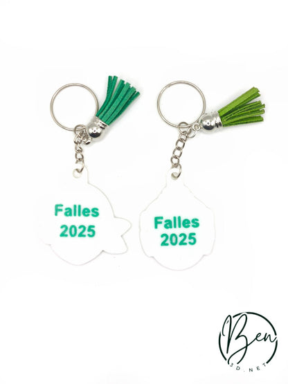 Llaver personalizable de cara de fallero/a