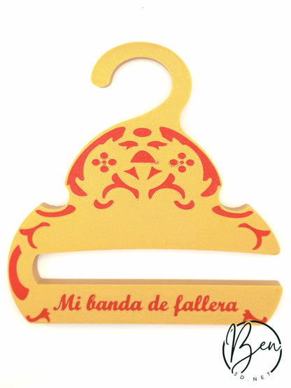 Percha Personalizada para Banda de Fallera