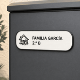 Etiqueta para buzón personalizable